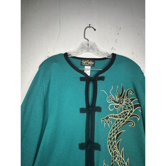 Bob Mackie Turquoise Wearable Art | Tagged Size: L - Picture 7 of 11